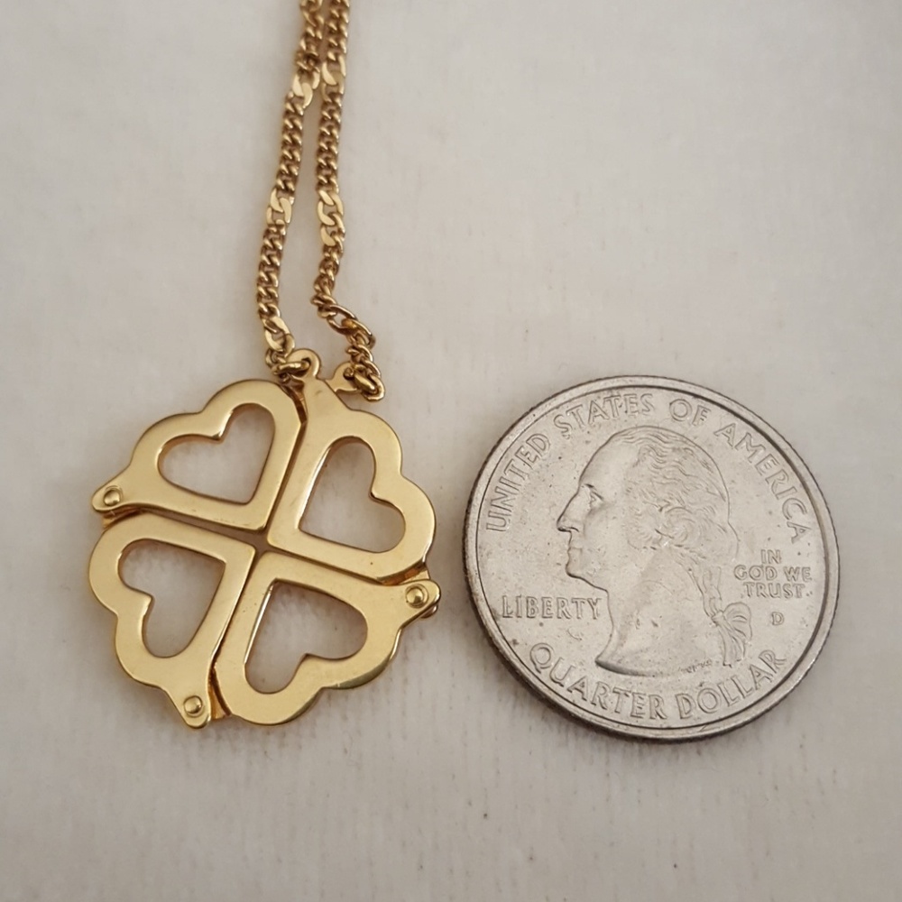 Vintage Avon "Hearts In Motion" Necklace - Picture 5 of 5